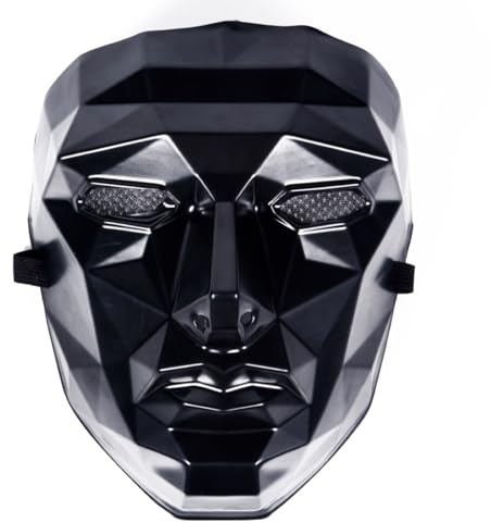 Masque de jeu Boss Squid pour Halloween et déguisement, méchant en costume pour homme et femme (Masque Boss)