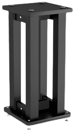 Soportes de altavoz para altavoces de estantería, soportes de suelo duraderos para cine en casa y sistema de sonido envolvente 3D, ideal para configuración de TV, diseño estable