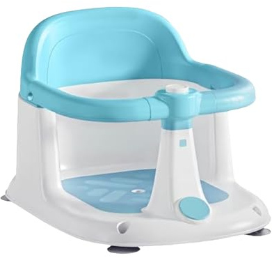 Soporte de baño para bebés - Soporte de ducha para niños pequeños | Asiento de baño para bebés | Asiento de baño para bebés | Drenaje rápido para agua de 1 a 3 años