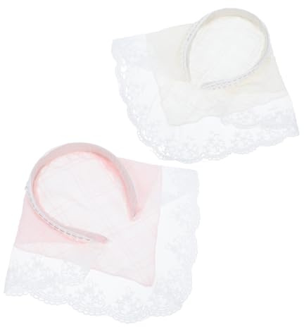 TOPBATHY Fascia per Chioma Donna 2 Pezzi Leggero e Morbido, Sciarpa Triangolare Stile Elegante Campagna Francese per Eventi Speciali