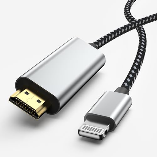 [Apple MFi Certified] Apple Lightning to HDMI Cable Adapter 6FT