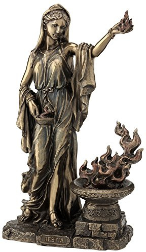 US Figura de Bronce Fundido en frío de la Diosa Griega Hestia de 11.25 Pulgadas