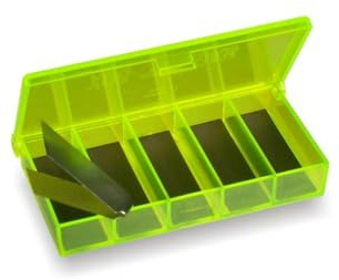 AUTAIN-BOITE MAGNETIQUE 5 CASES + PINCE blister 1pc (ART.233 S)(lotx4)