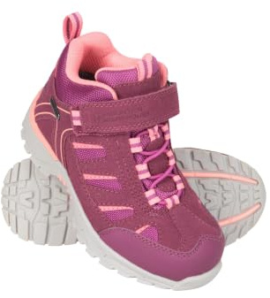 Mountain Warehouse Drift Junior Kids Waterproof Boots | Boys & Girls Rain Footwear, Durable & Breathable High Traction Outsole for Reliable Grip & Stability, For Walking & Hiking