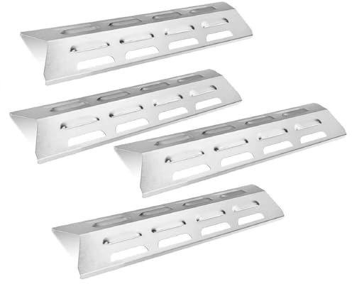 Trintion 40CM Grill Heat Plate,Outdoor Barbecue Replacement Parts,Barbecue Heat Plate,Heat Diffuser, Heat Deflector, Heat Tent, Gas BBQ Replacement Parts,4 Pack