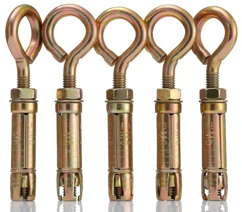 YoiYee M6 betongöga ankarbultar, kraftig utvidgning av murverk, 5-pack