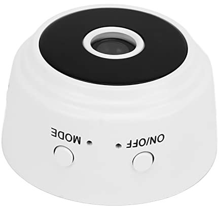 Mini Telecamera Nascosta WiFi, Telecamera di Sicurezza Domestica Wireless HD 1080P con Cover Posteriore Magnetica, APP per Telefono di Supporto, Telecamera di Sorveglianza USB (Bianco)