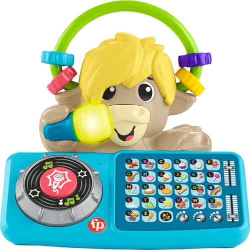 Fisher-Price Baby Learning Toy Link Squad A to Z Yak with Interactive Music & Lights for Children from 9 Months, Only Compatible with Link Squad Items