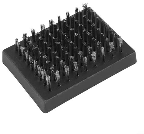 Gbtdoface Brosse métallique pour barbecue, tête de rechange pour barbecue - Tête de rechange pour barbecue - Sans poils - Têtes de nettoyage remplaçables pour brosse et grattoir (1 pièce)