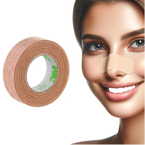 Dpm Tapes - Micropore 1533, Chirurgisches Klebeband, Medizinisches Konformitätszertifikat, Mikroporös und Flexibel, Nasenpflaster, Rhinoplastik - Hautfarbe (2.50 cm x 9 m)