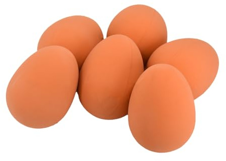 Storm&Lighthouse 6x Bouncy Eggs Rubber Balls Fake Eggs Prank Joke Toy Gag Gift