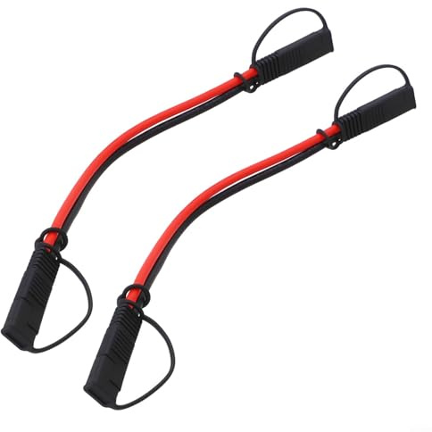 Set of 2 SAE to SAE Extension Cables 10AWG Wire Harness with Quick Disconnect Connectors for Reliable Power Supply on Motorcycles RVs Lawn Mowers