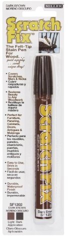 Miller, SF1202 Scratch fix, Pennarello per ritocco legno, Marrone scuro