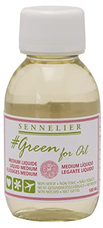 Sennelier : Green For Oil : Liquid Medium : 100ml