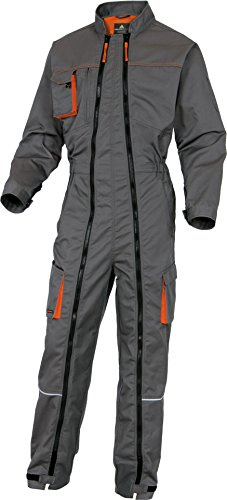 Delta Plus Panoply M2CZ2 Mach 2 Arbeitsoverall, Doppelreißverschluss, Overall, Overall, Overall, Overall (XXL, Grau), grau, XXL