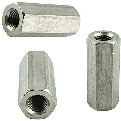 Lot de 10 manchons filetés M8 x 30 mm SW13 - Écrou long - En acier inoxydable VA A2 V2A - Manchons hexagonaux AGBERG