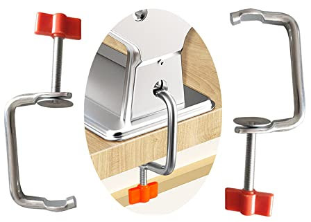 2Pcs Morsetto Per Macchina Da Pasta, Morsetto Per Macchina Pasta Accessorio di Ricambio per Utensili in Metallo Noodle Maker Tiene Clip per La Maggior Parte Delle Macchine per Spaghetti (Pinze Fisse)