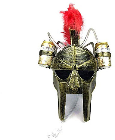 Xbibber Sparta drickhjälm ölhatt cola soda hållare med sugrör romerska soldater utklädningsfest (Centurio)
