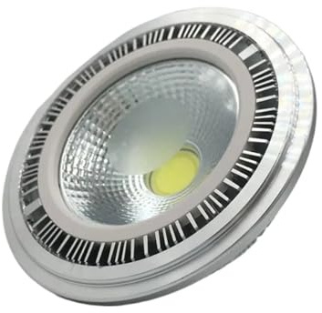 OUHFCASN 1 ampoule LED AR111 G53 12 W 15 W avec base GU10 et spot AR111 pour atelier de magasin à grande hauteur(Natural White,12W G53)