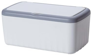 Scatola dispenser per salviettine umidificate per bambini, con design sigillante, a doppio strato, dispenser per salviette per bambini, contenitore ricaricabile per salviette fresche