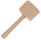 Maillet de menuisier 2 frappes en bois de hêtre - Longueur 310 mm - Poids 510 g