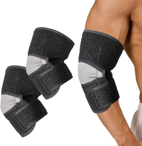 VQBKHO Coudière Tendinite, Bande de coude, bandage de bras pour tennis elbow, bandage de compression, protège-coude contre les tendinites et les douleurs du golfeur