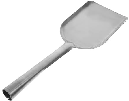 MOLUCKFU Pala per Cenere in Acciaio Inossidabile per Caminetti e Legna Scopa Pesante per Pulizia Carbone e Braciere Accessorio Interno per Focolare e Giardino