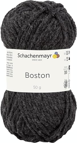 Schachenmayr Boston 9807412-00098 anthrazit meliert Handstrickgarn