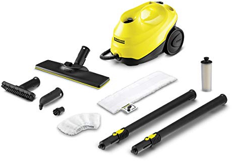 Kärcher Steam Cleaner SC 3 EasyFix, steam pressure: max. 3.5 bar, heating time: 30 s, power: 1900 W, surface power: 75 m², tank: 1 l, with descaling cartridge, floor cleaning kit and nozzles