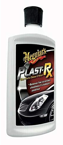 Meguiars G12310EU Plast-RX Plastrengöring och polering 296 ml klar strålkastarlampa