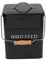 Morezi Bird seed and feed storage tin with lid Included - white-coated carbon steel - tight fitting lids - storage canister tins - Black