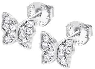 LOTUS SILVER Pendientes LP3051-4/1 Pure Essential Plata Mariposa Mujer