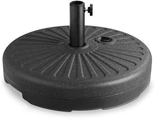 Casaria Pied de Parasol 57 cm Support Parasol Robust résitant intempéries Ecrou de sécurité avec poingée