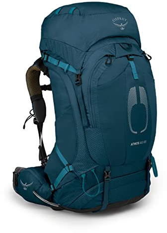 Osprey Atmos AG 65L Herren Wanderrucksack, Venturi Blau, Größen L/XL
