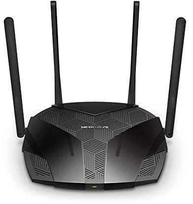 TP-Link Mercusys MR1800X WLAN-Router 6 Dual-Band AX1800, 5 GHz hat 1201 Mbps, 2,4 GHz 574 Mbps, Gigabit WAN/LAN Port, Gästenetzwerk, WPS, Parental Control, QoS