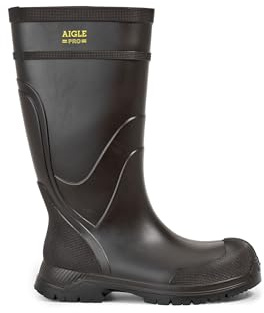 Aigle Homme ARVALT S5 Botte de Sécurité, Brun, 41 EU
