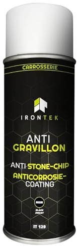IRONTEK - Protección baja de 400 ml, anticorrosión e insonorizante, color negro