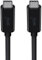Belkin USB-C auf USB-C Kabel (USB 3.1, 1m, 10 Gbit/s, 60W/3A, 4K, geeignet für Apple MacBook, Chromebook Pixel, Smartphones, kompatibel mit Thunderbolt 3) schwarz