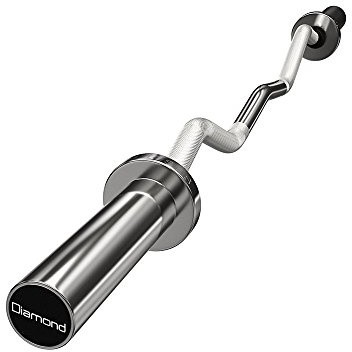 Bilanciere Ez Olimpionico 120 cm Diamond,Unisex,Grigio,Unica