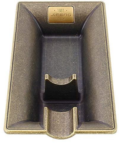 Posacenere Per Sigari Posacenere Portatile Per Sigari In Metallo Con Portacenere Singolo Retrò In Metallo,Bronze