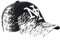 Baseball Noryk Cap NY schwarz Tags weiß City Fashion Unisex Gr. Einheitsgröße, weiß