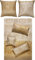 Bassetti Bettwäsche Michelle V6 Feinsatin beige Größe 1x 200x200 cm + 2X 40x80 cm