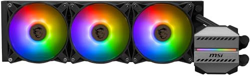 MSI MAG CORELIQUID M360 AIO CPU 12-Wege Split-Flow-Wasserkühlung, verdampfungssichere Schläuche, unterstützt aktuelle Sockel wie AM5 und 1700