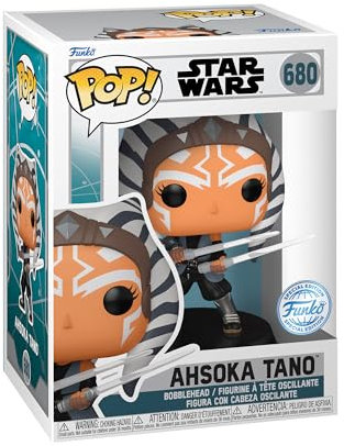 Funko POP! Star Wars: Ahsoka - Star Wars Ahsoka - Amazon Exklusiv - Sammelfigur aus Vinyl - Offizielle Merchandise - Spielzeug für Kinder & Erwachsene - TV-Fans