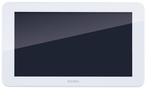 Vimar K42947 Monitor supplementare touch screen vivavoce Wi-Fi a colori LCD 7 per kit videocitofonico da parete, alimentatore con spine standard EU, UK, USA, AUS, staffe per fissaggio