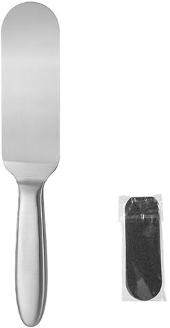 VOANZO Set di Lime per Piedi in Acciaio Inossidabile con 10 Pezzi di Scrubber per Piedi, raspa per Piedi a Doppia Faccia per Pedicure, rimozione Professionale della Pelle Morta per Bagno e Pedicure