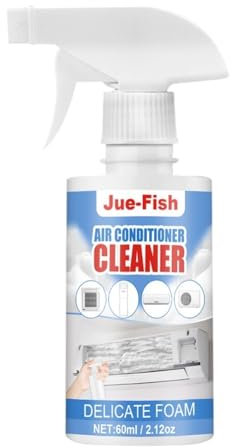 Spray moussant nettoyant for climatiseur 60 ml, sans démontage ni nettoyage, désodorisation puissante, nettoyage du serpentin du condenseur, nettoyant mousse efficace, outils de nettoyage de climatise