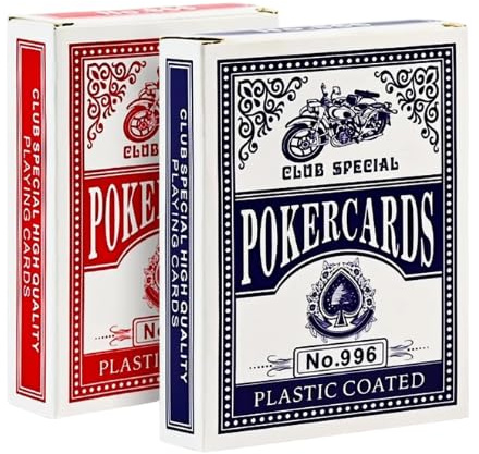 DSK Premium Playing Cards – Pack of 2 Decks | Casino-Quality Poker & Bridge Cards for Magic Tricks, Family Game Night, Parties & Travel