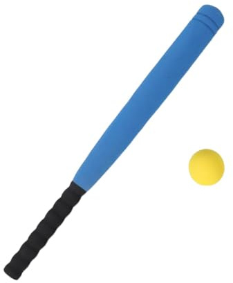 kesurpae Ensemble Batte et Balle de Baseball pour l'entraînement des Enfants et Adolescents - Batte de Baseball 61 cm (24 Pouces), Bleu, 21 Pouces