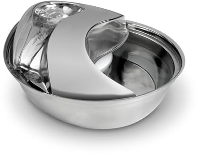 Pioneer Pet Stainless Steel Fountain Raindrop Design , 60oz